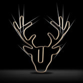 8 PCS/Set Deer Head Paper Clip Shaped Paper Clip Creative Shape Pin Bookmark